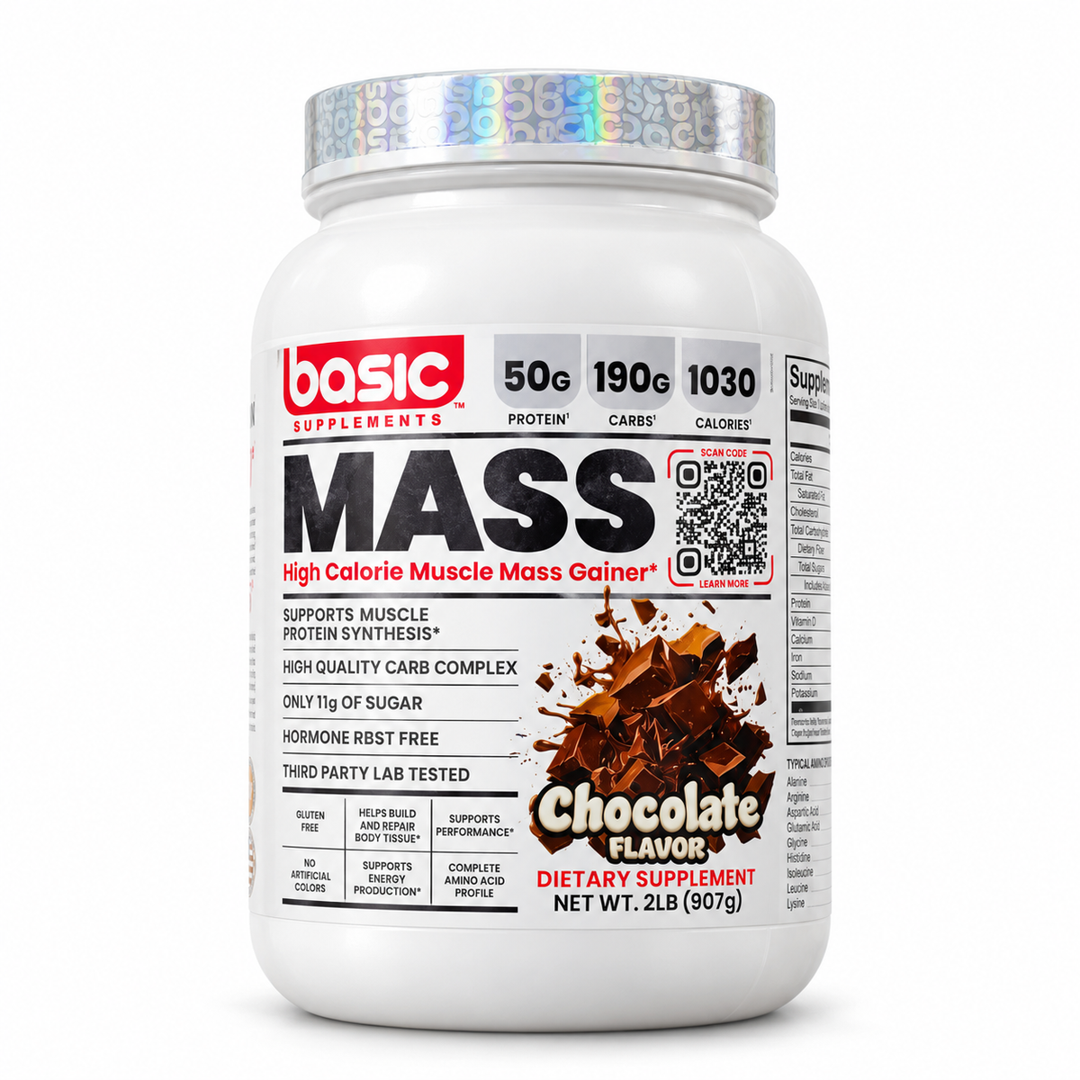 Basic Supplements Mass Gainer – 2lb