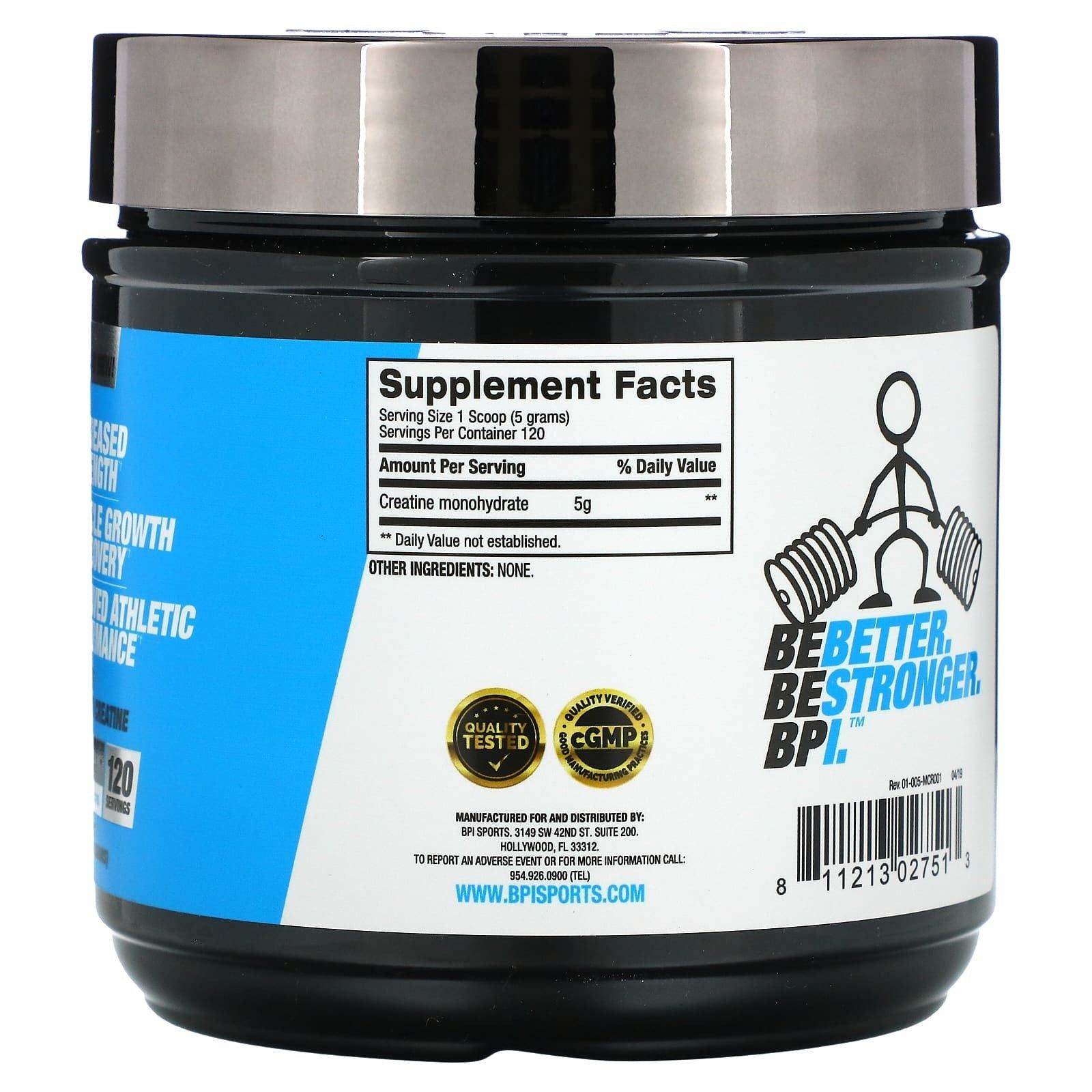 Bpi Sports Micronized Creatine, 600g