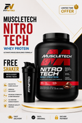 MuscleTech Nitro Tech Whey Protein – 4 lbs