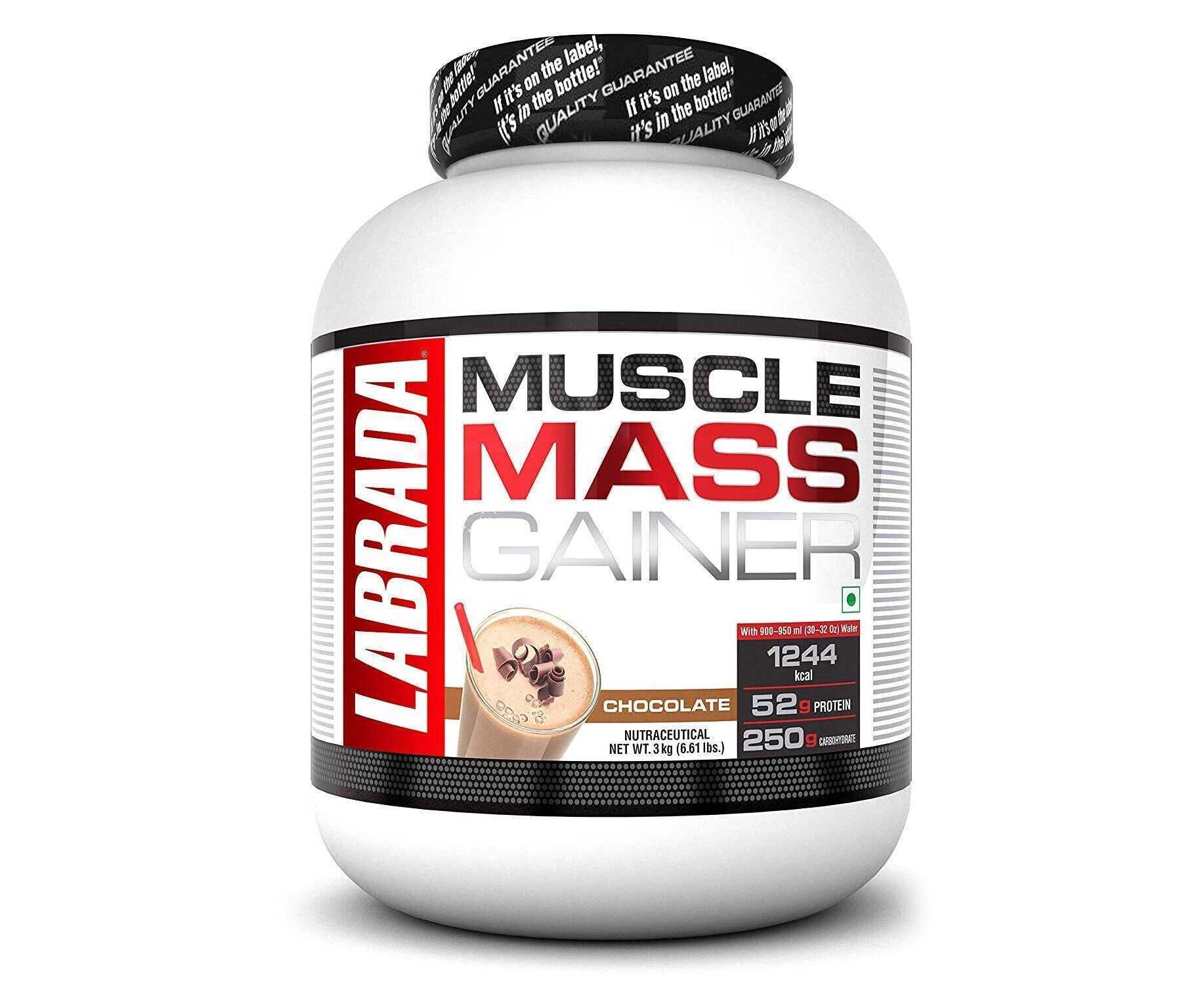 Labrada Muscle Mass Gainer Chocolate container