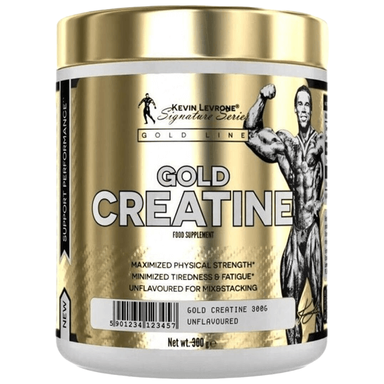 Kevin Levrone Gold Creatine 300g tub with caffeine and BioPerine