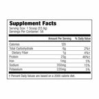 MuscleMeds Carnivor Beef Protein Isolate nutrition facts label