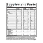 MuscleTech Mass Tech Extreme 2000 nutrition facts label