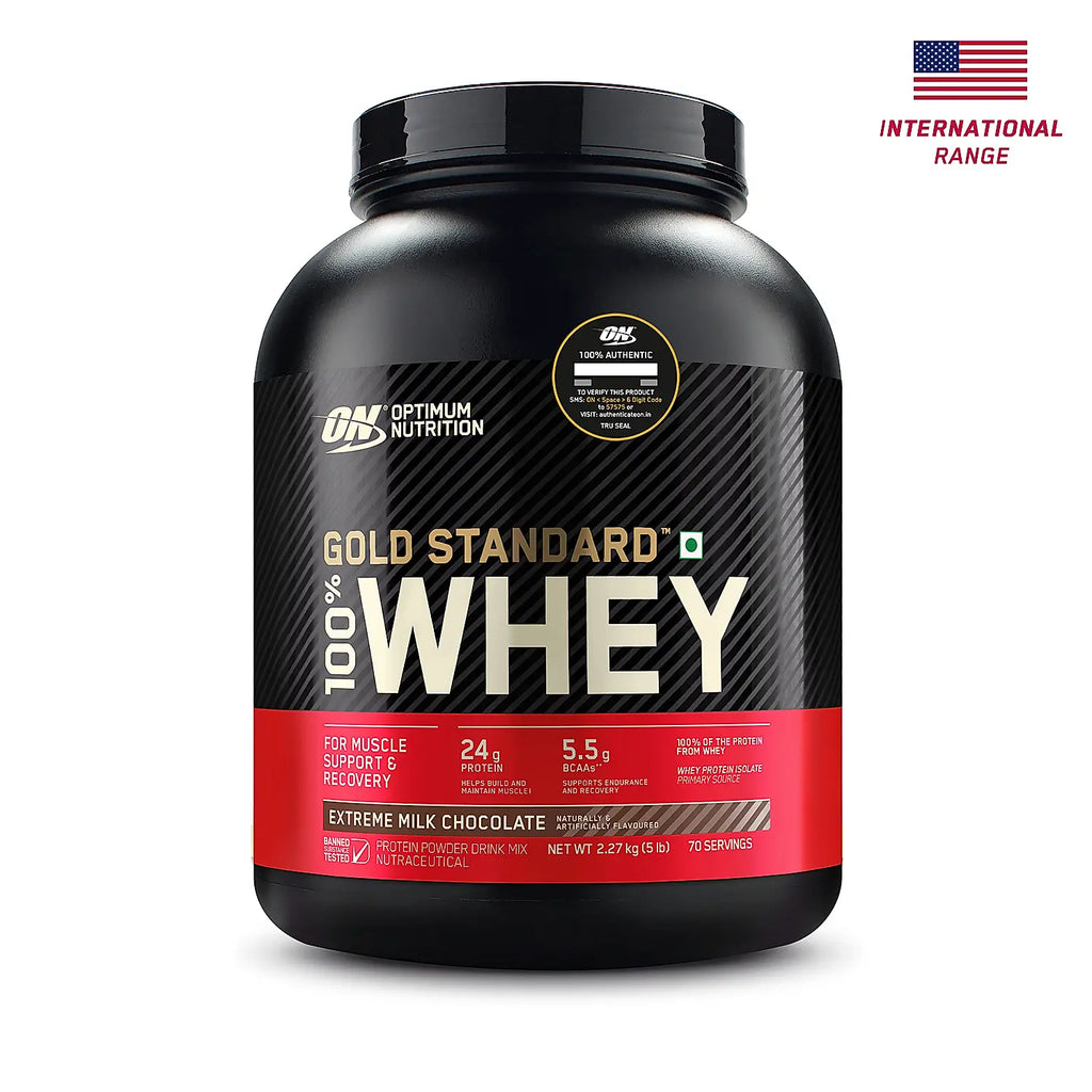 Optimum Nutrition Gold Standard 100% Whey 5lbs container